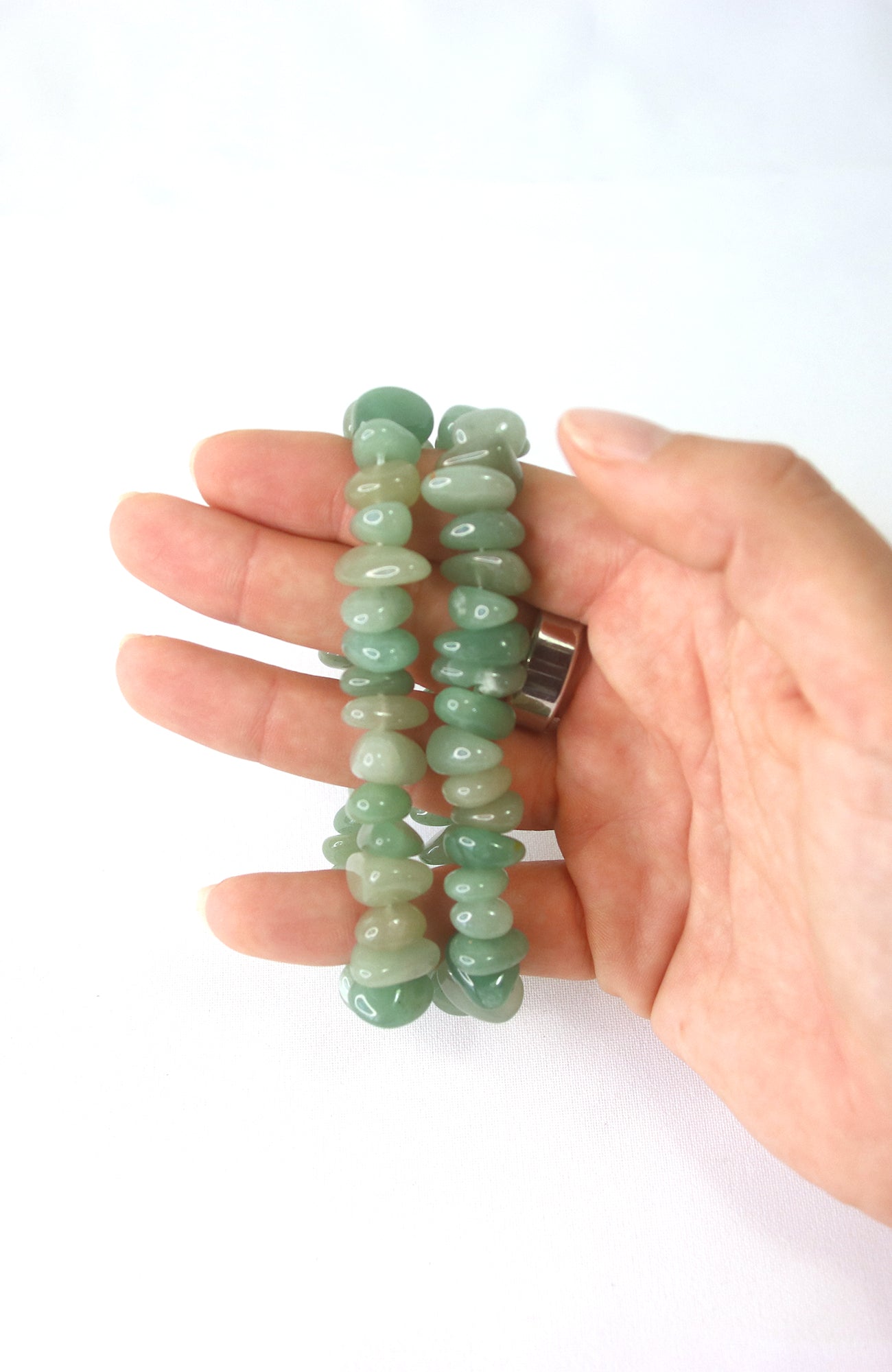 Green Aventurine Nugget Bracelet